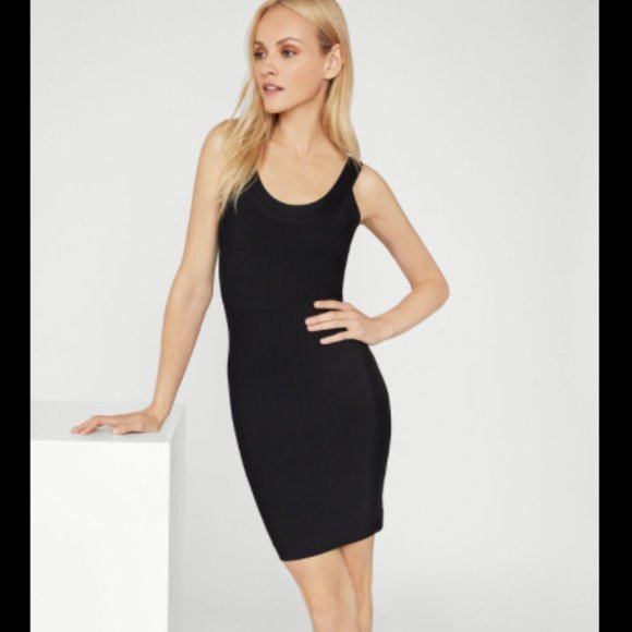 bcbg mixed print bodycon dress